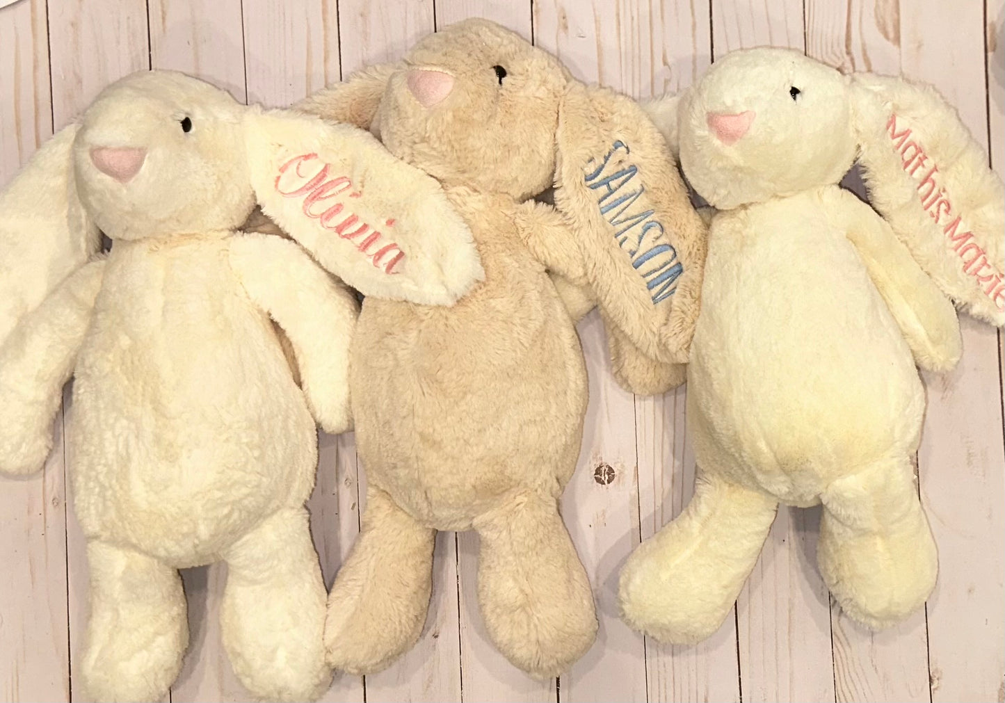 Monogrammed Bunny