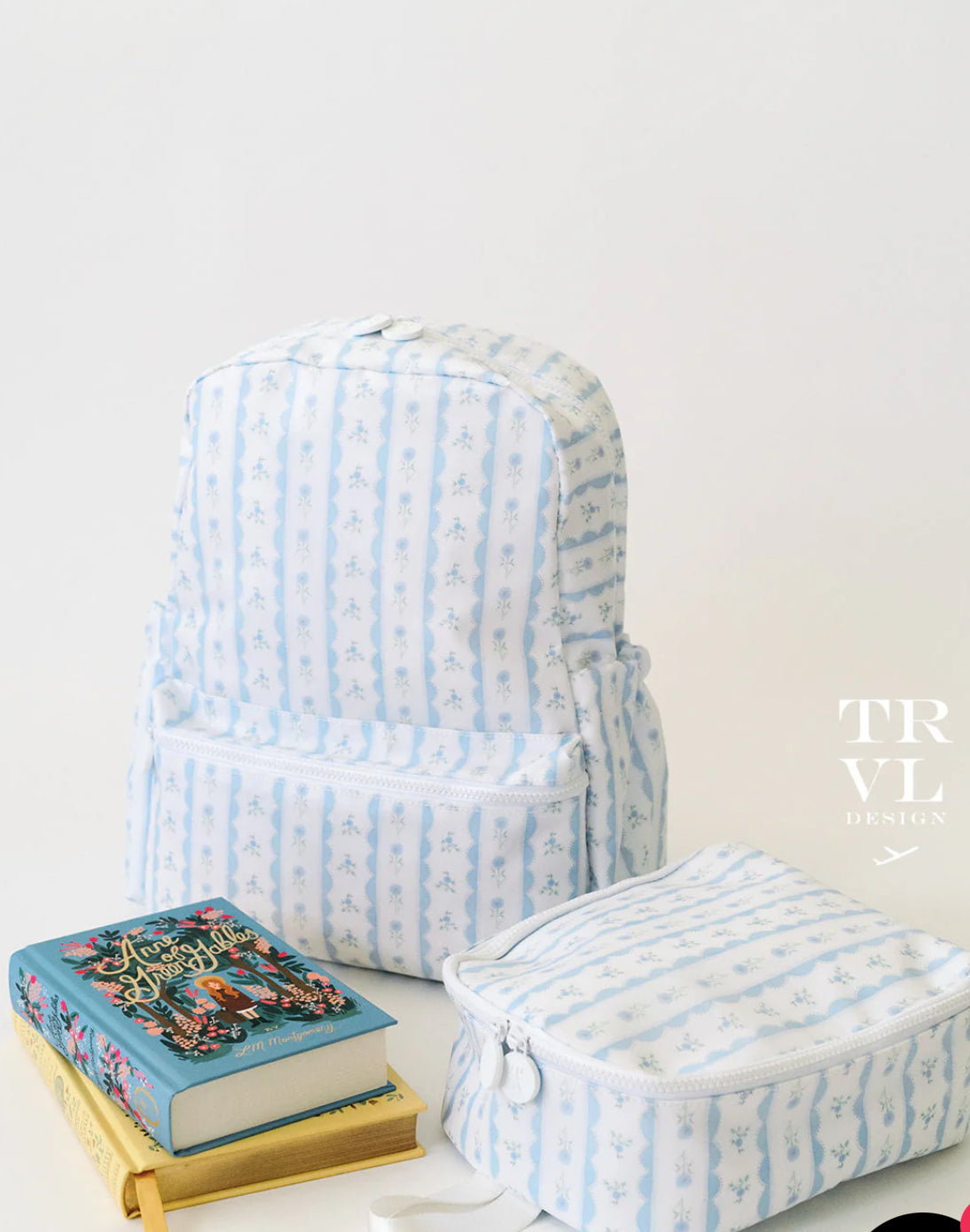 Ribbon Floral Blue Backpacker
