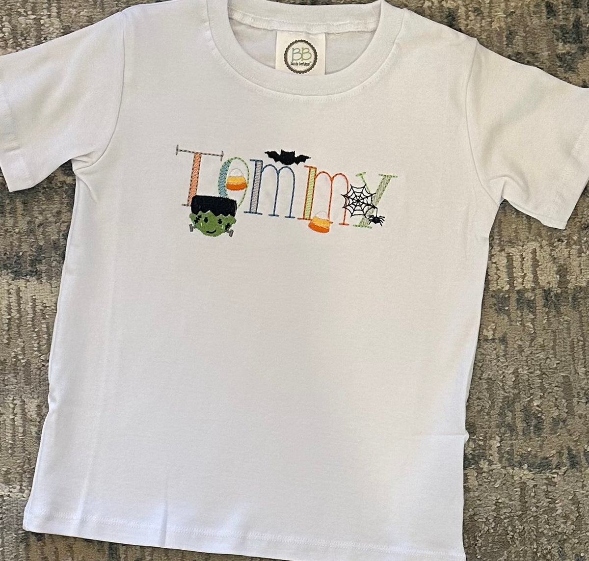 Boy Halloween Name Shirt