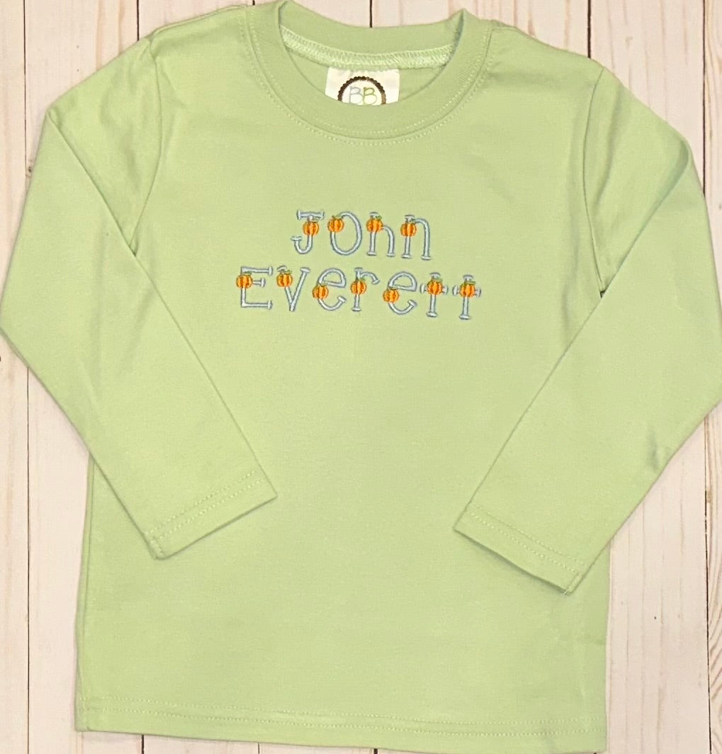 Pumpkin Name Shirt