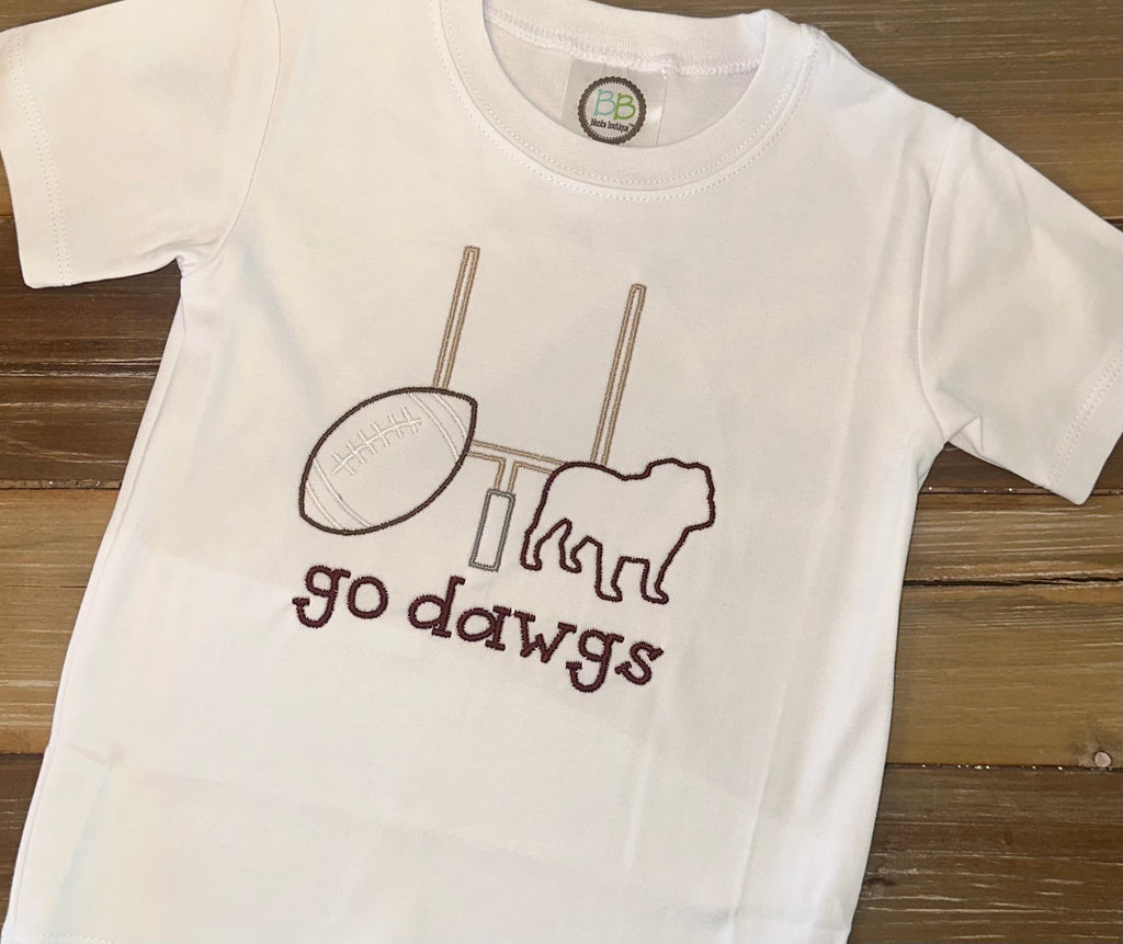 Field Goal Football Bulldog Shirt