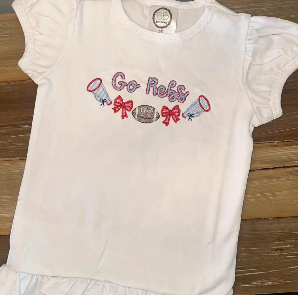 Cheer Embroidered Shirt