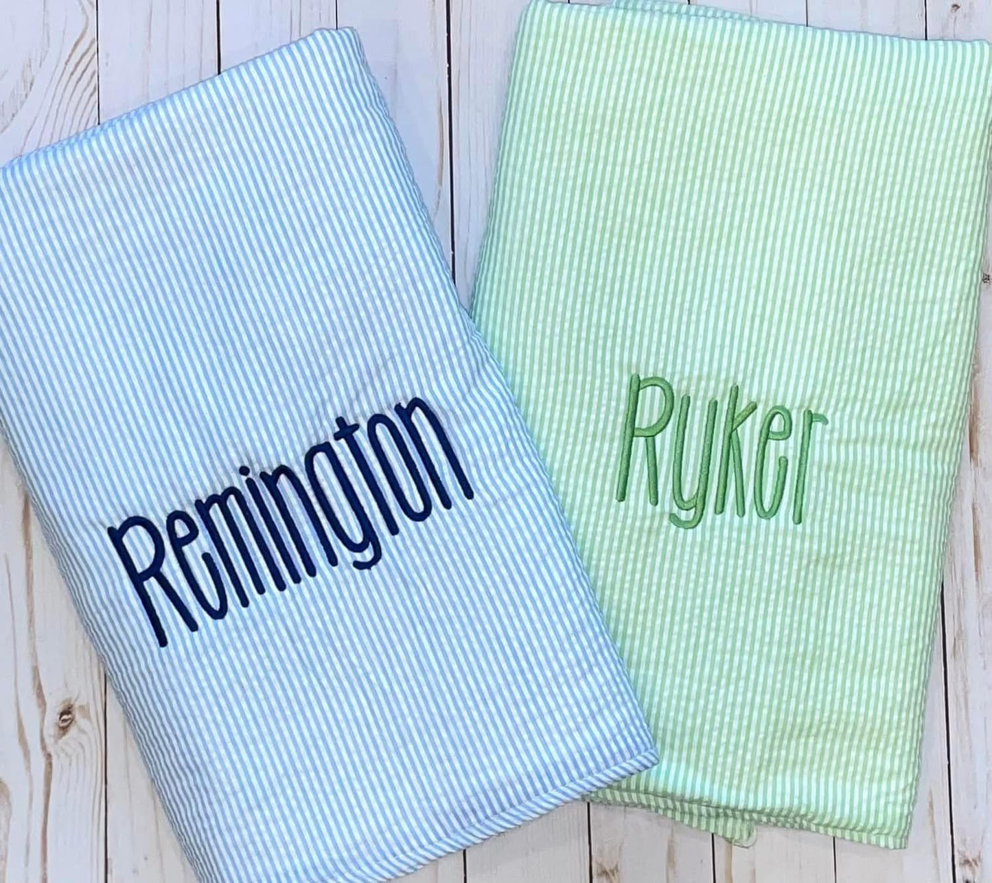Seersucker Beach Towel