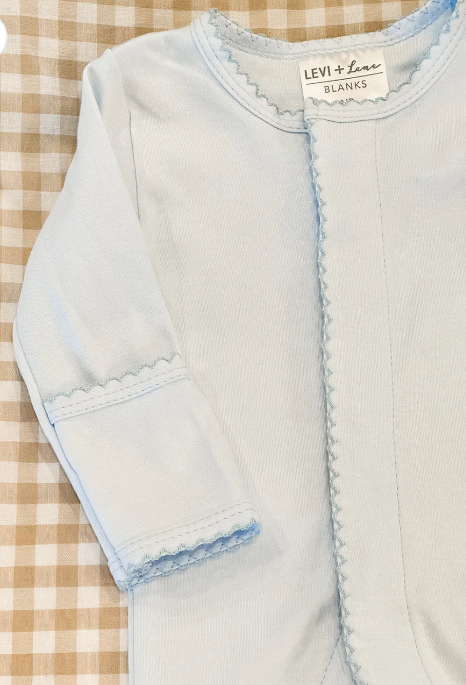 Cotton Picot Trim Footie