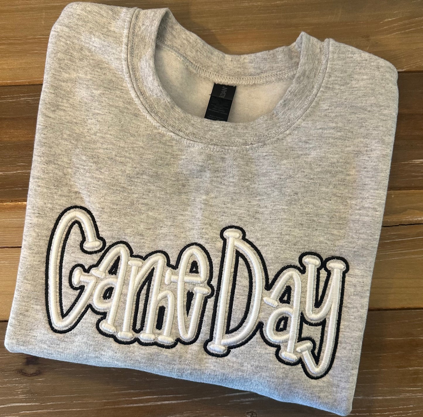 Custom Cropped 3D Puff  Sweatshirt