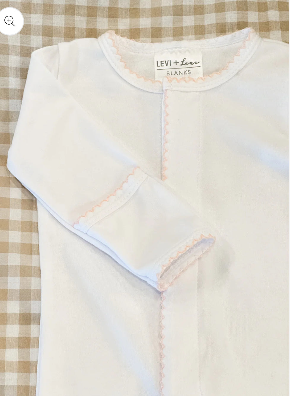 Cotton Picot Trim Footie