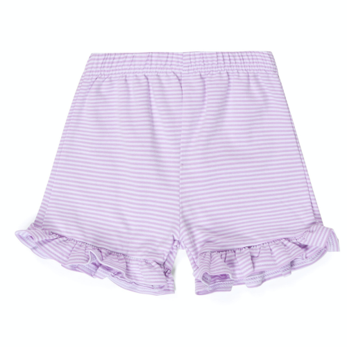Micro Stripe Knit Shorts