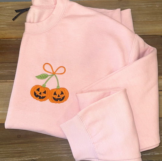 Pumpkin Cherries Halloween Sweatshirt