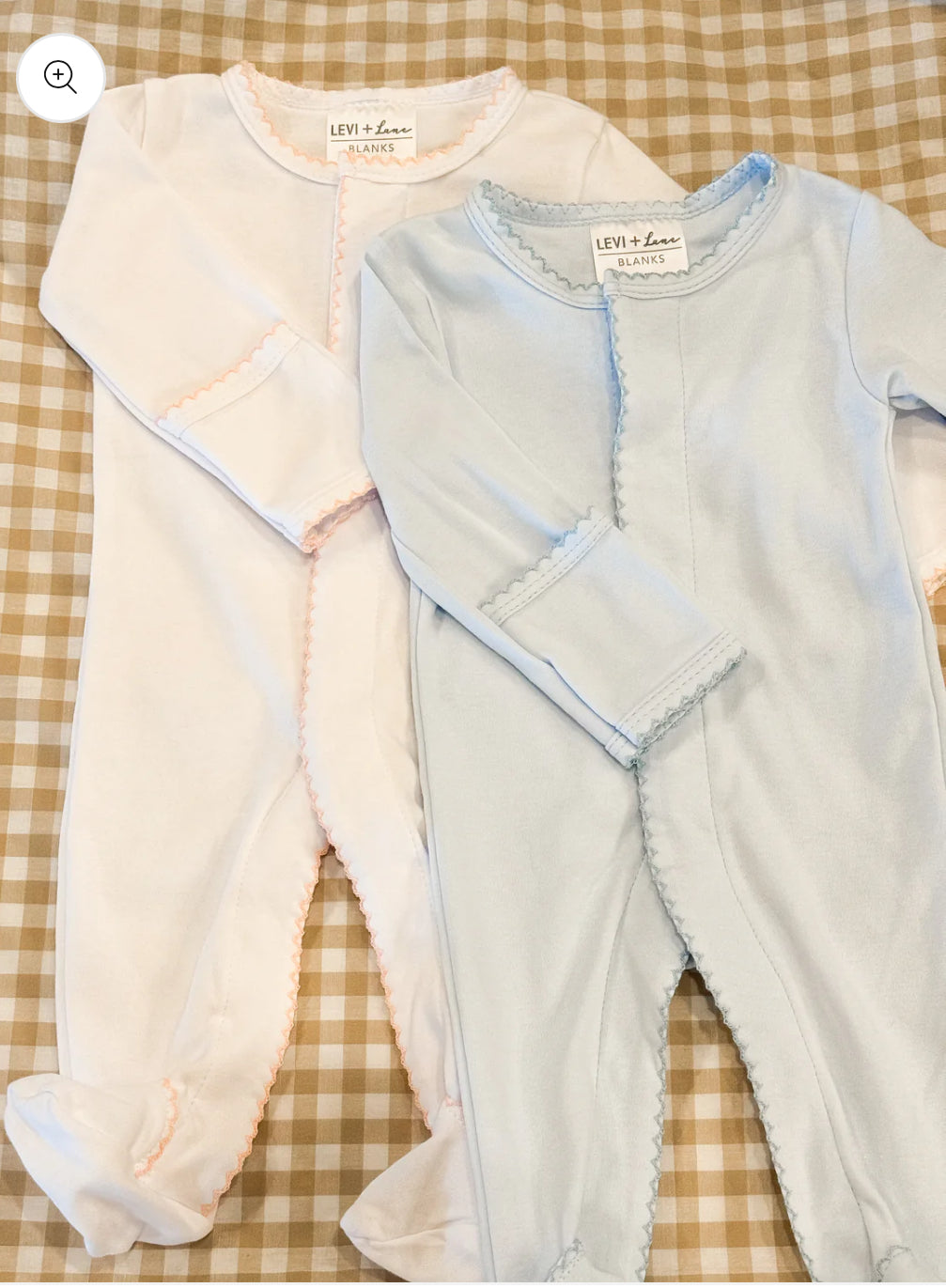 Cotton Picot Trim Footie