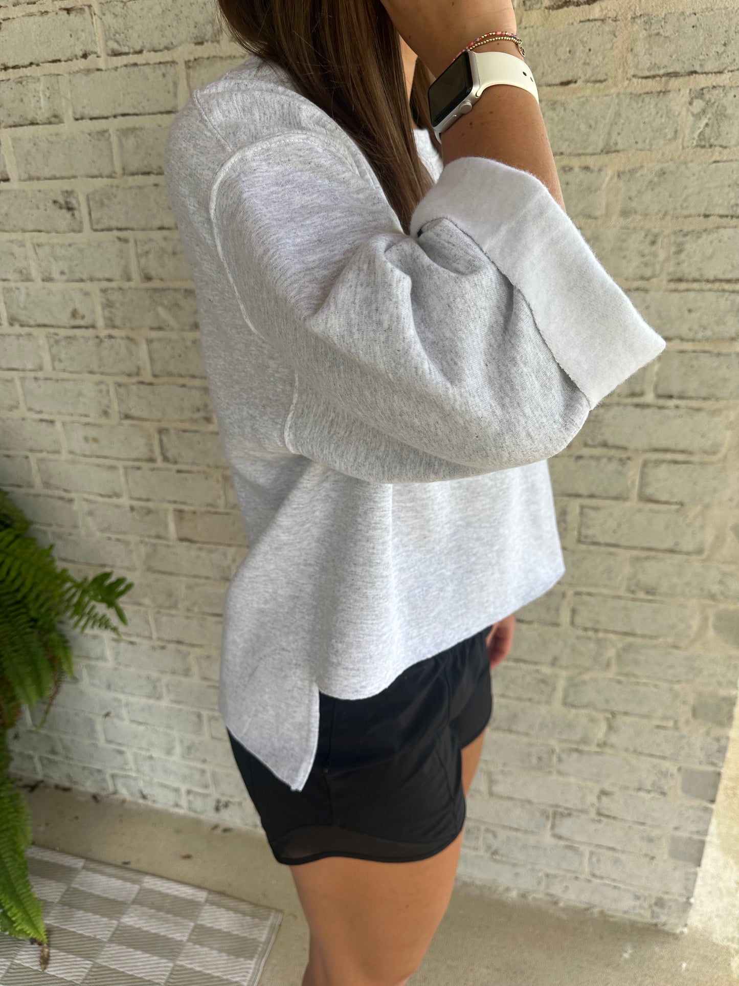 Custom Cropped 3D Puff  Sweatshirt