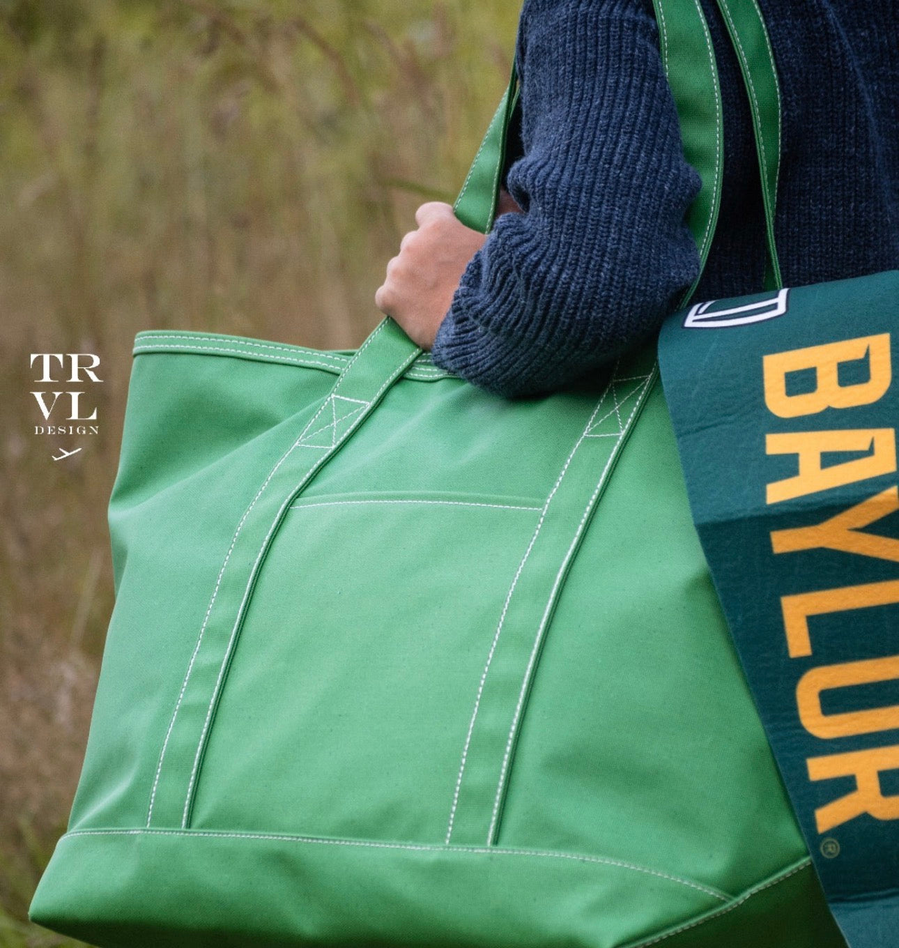 Trvl Maxi Tote- Coated Canvas