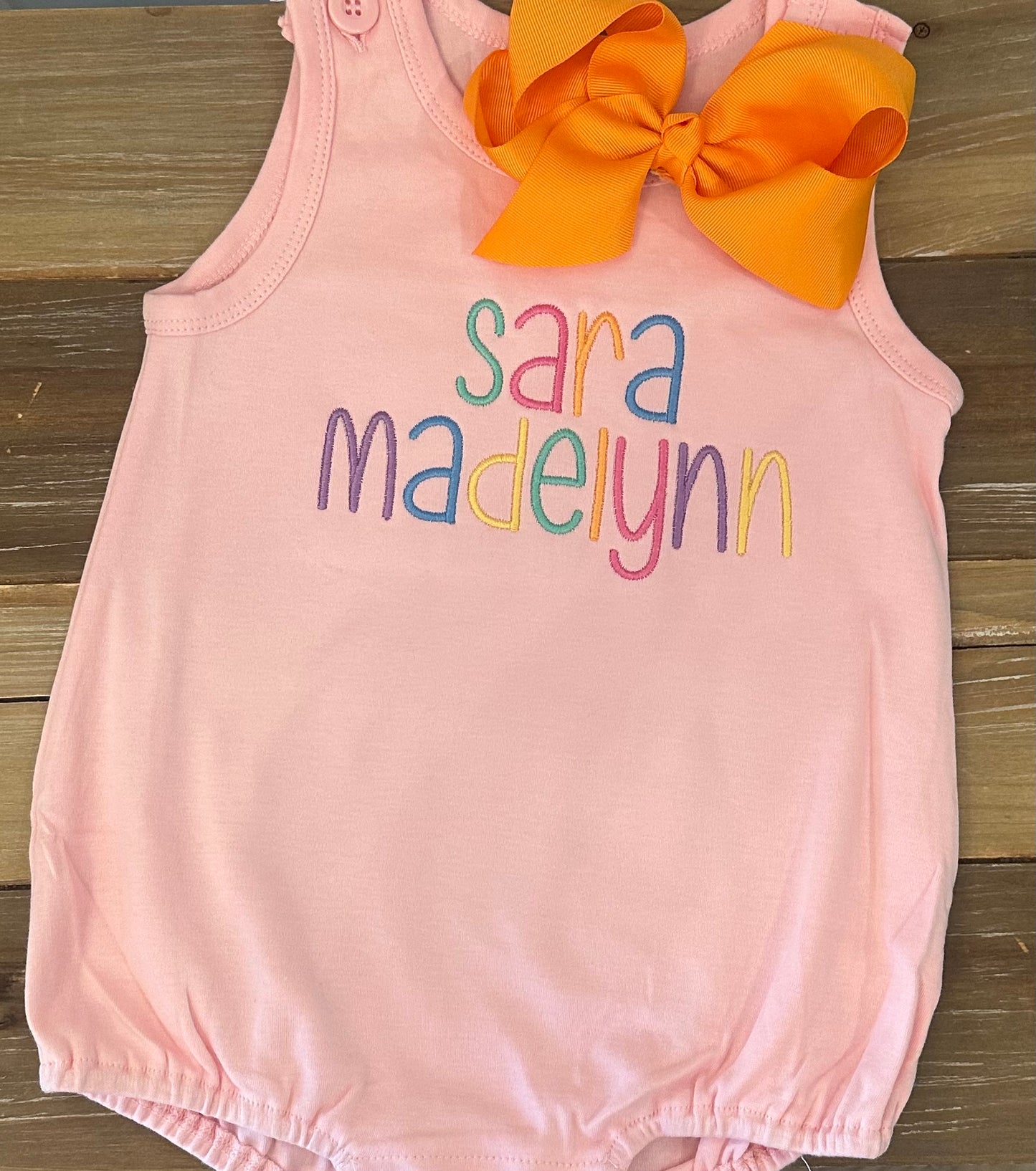 Multicolor Name Bubble