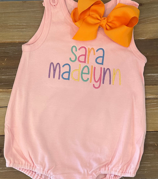 Multicolor Name Bubble