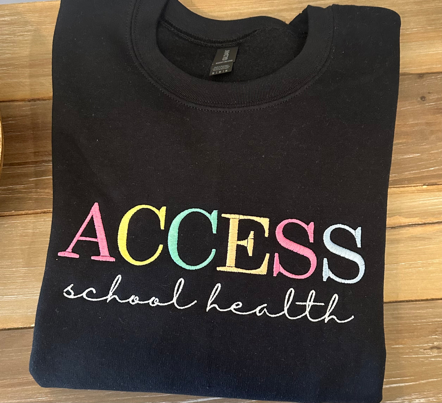 Multi color Logo Tshirt or Sweatshirt