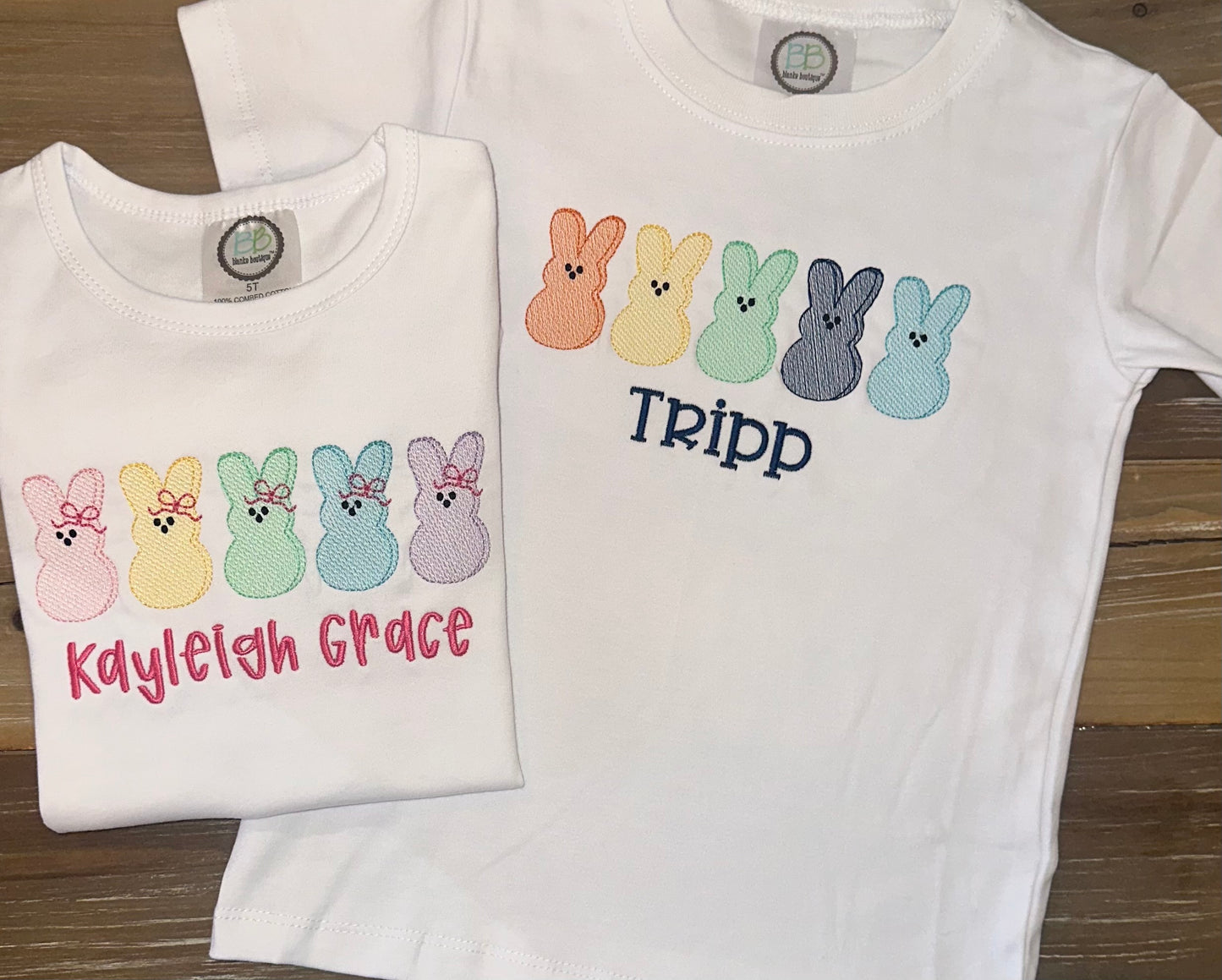 Embroidered Peeps Shirt