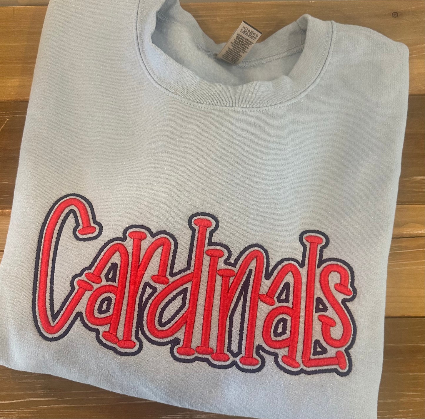 Custom Cropped 3D Puff  Sweatshirt