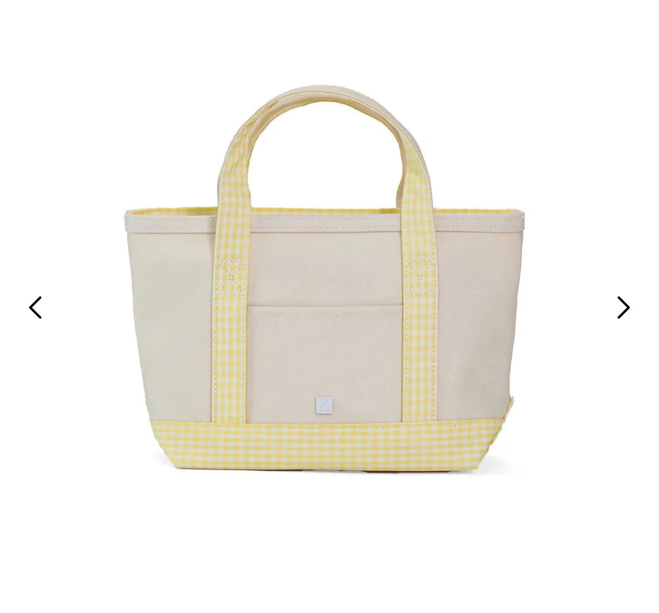 Mini Tote- Coated Canvas