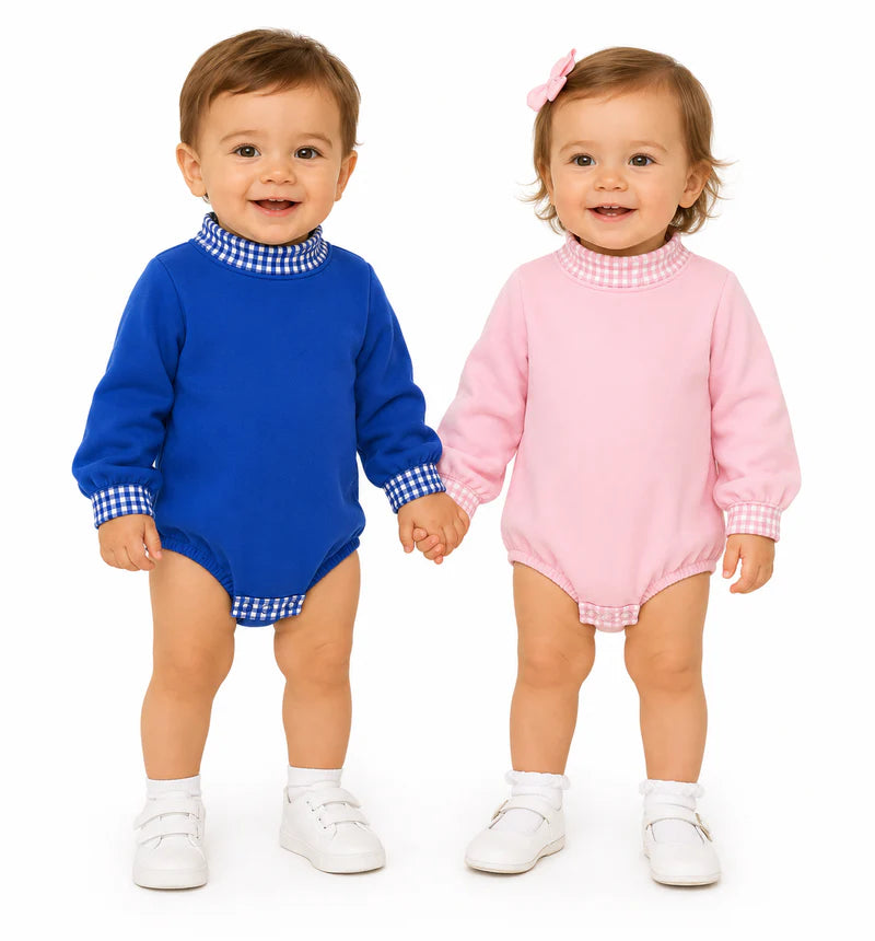 Gingham Mock Neck Pre-Order -Ends July 3