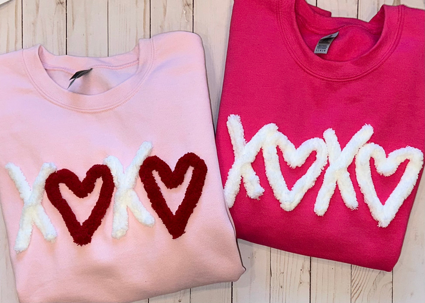 XOXO Chenille Yarn Sweatshirt