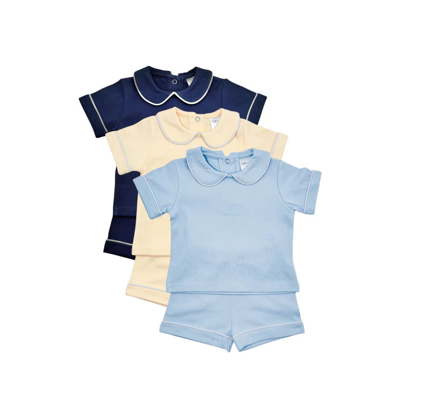 Piping Collar Short Set