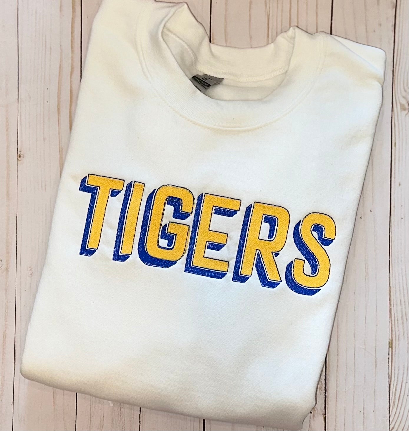 Tigers Embroidered Sweatshirt - ADULT