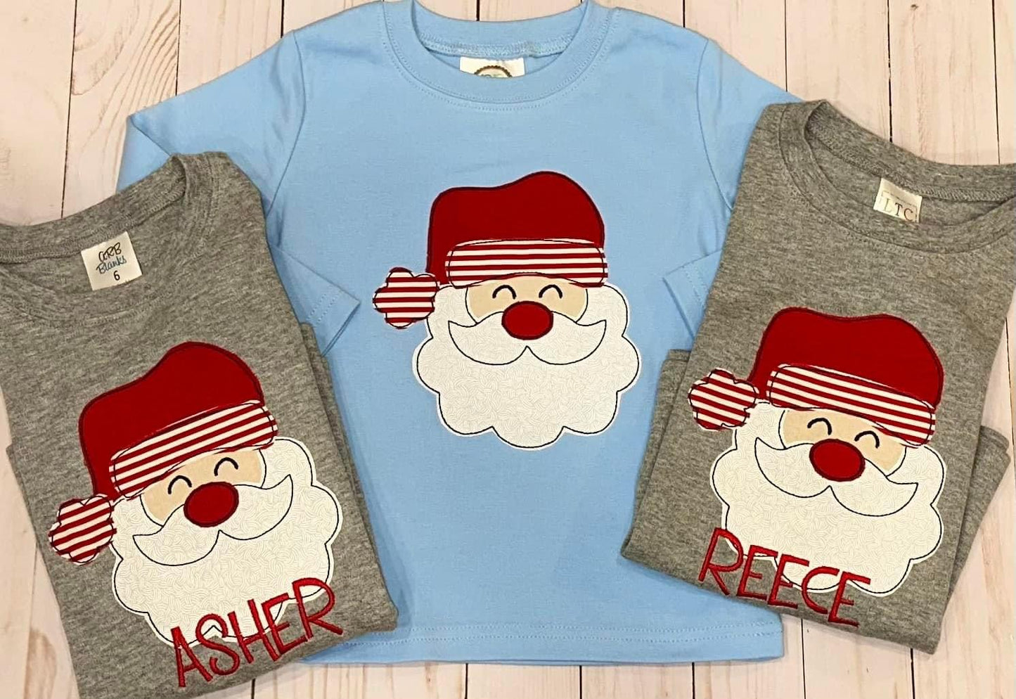 Santa Applique Shirt