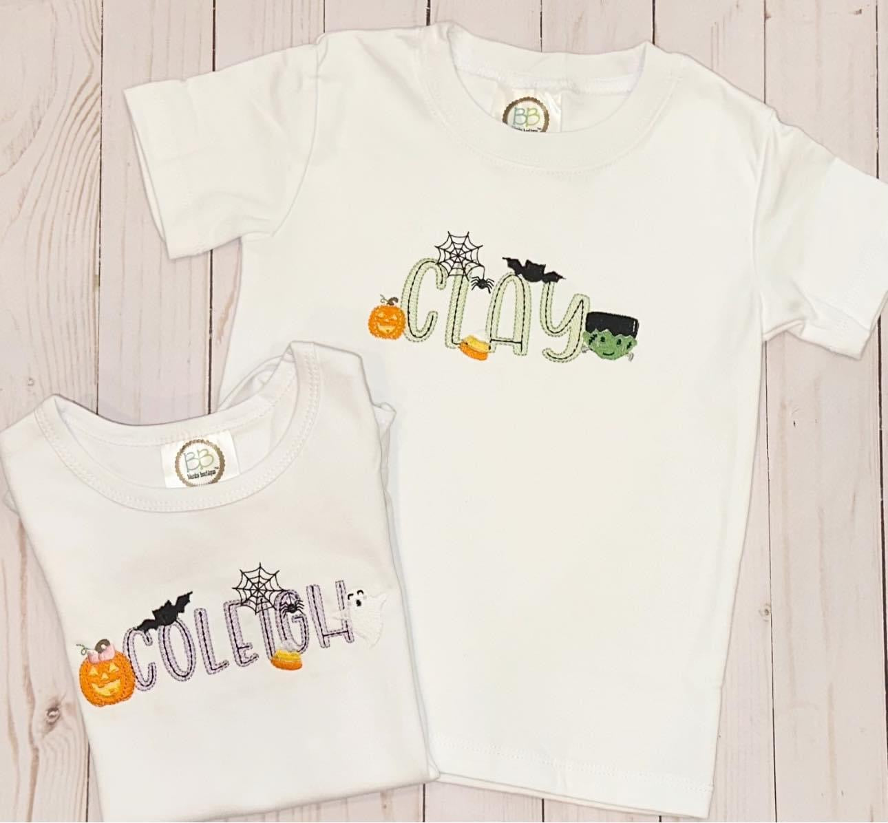 Halloween Minis Name Shirt