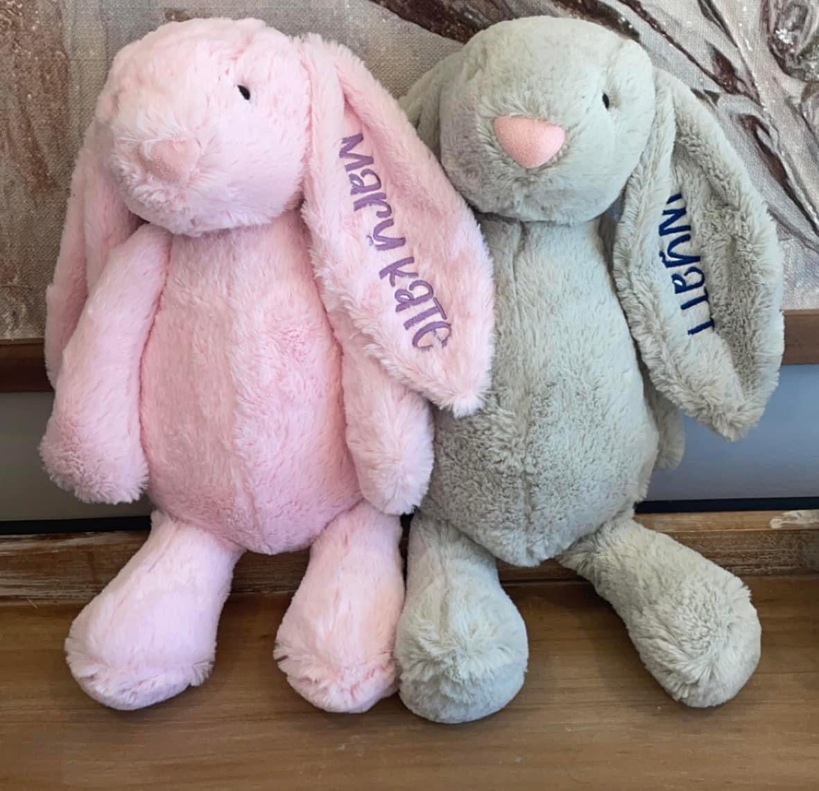 Monogrammed Bunny