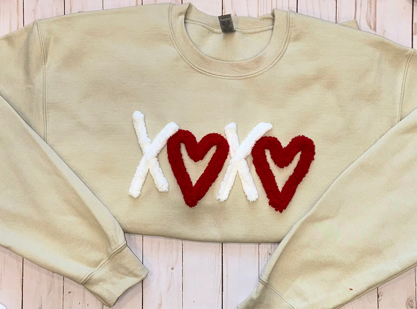 XOXO Chenille Yarn Sweatshirt