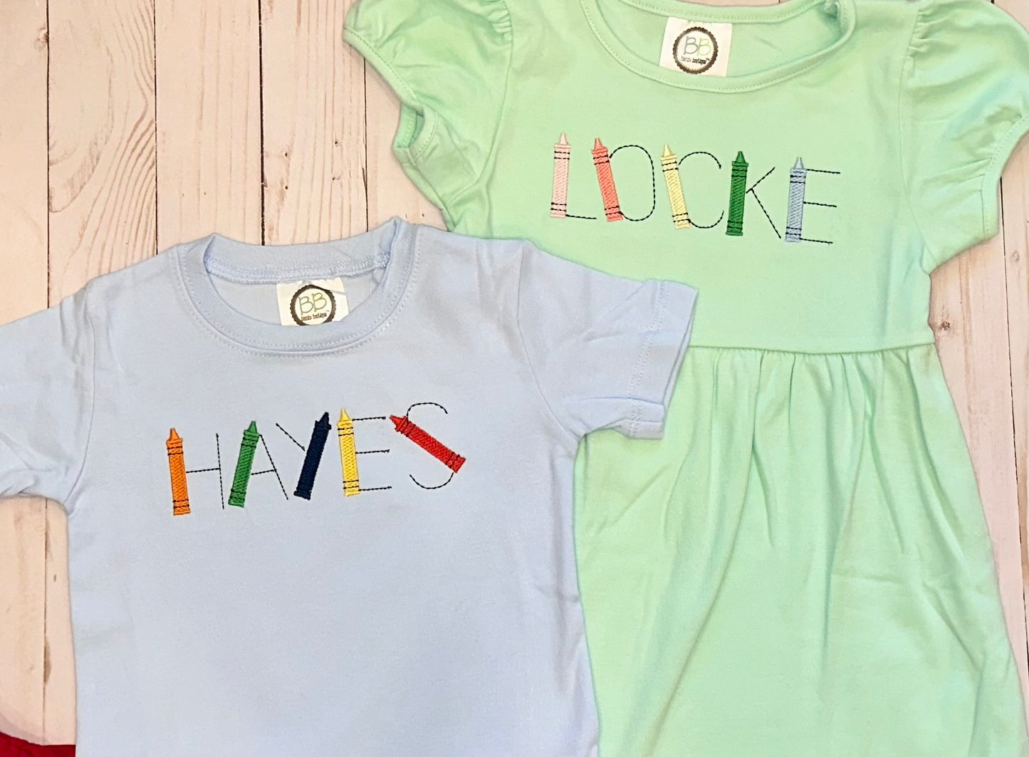 Crayon Name Shirt