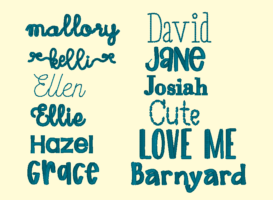 Monogrammed Paci Clips