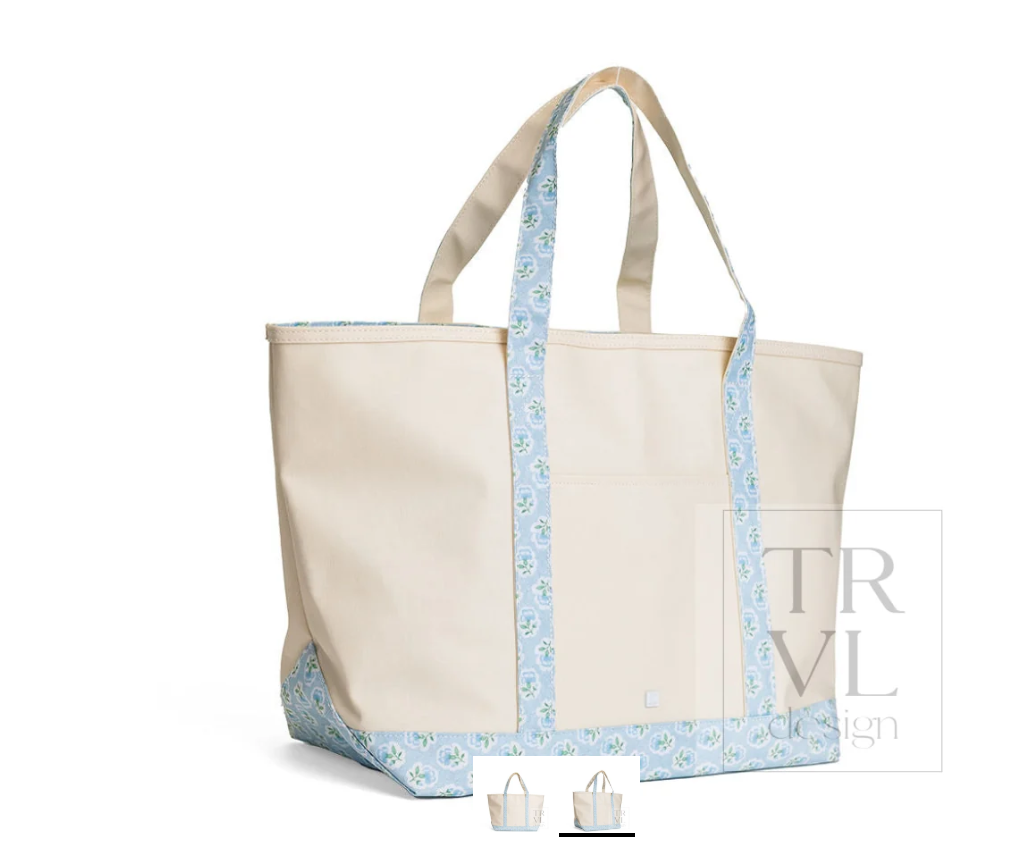 Trvl Maxi Tote- Coated Canvas