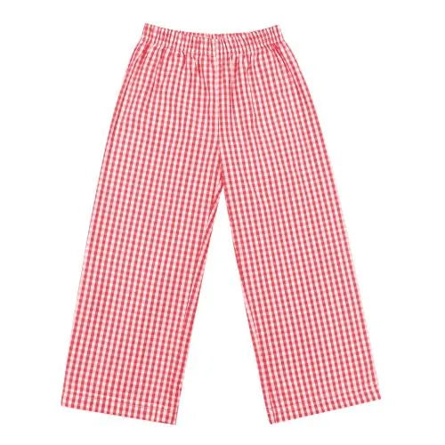 Boys Gingham Pants