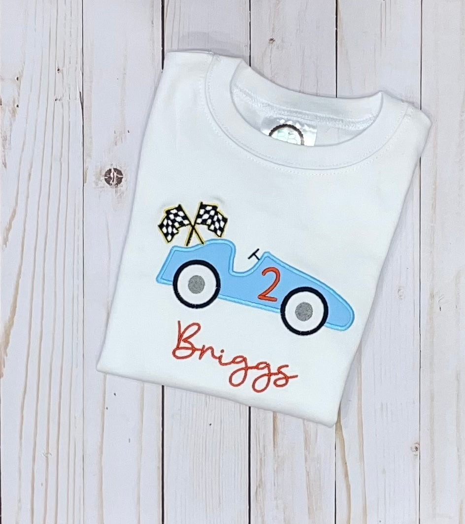 Race Car Birthday Shirt