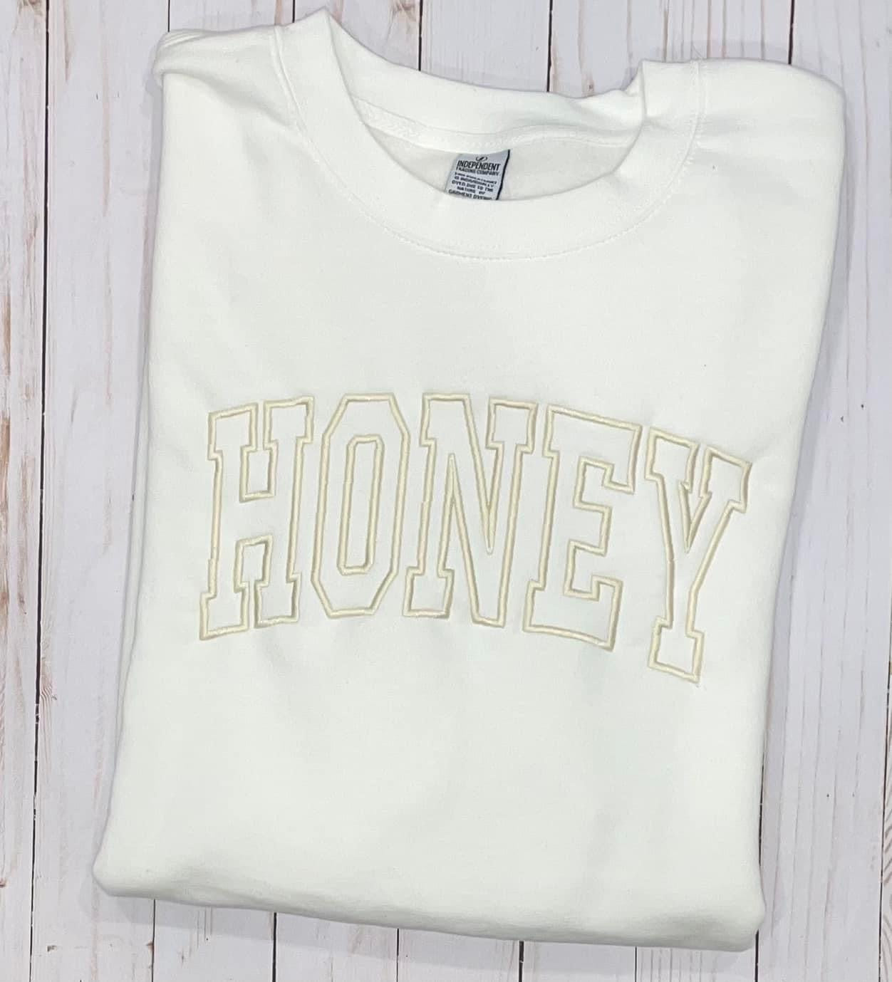 Monogrammed Honey Sweatshirt