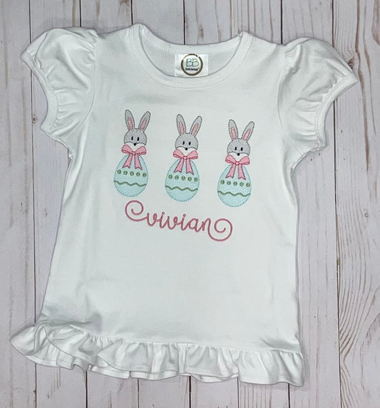 Bow Tie Bunny Easter Egg shirt