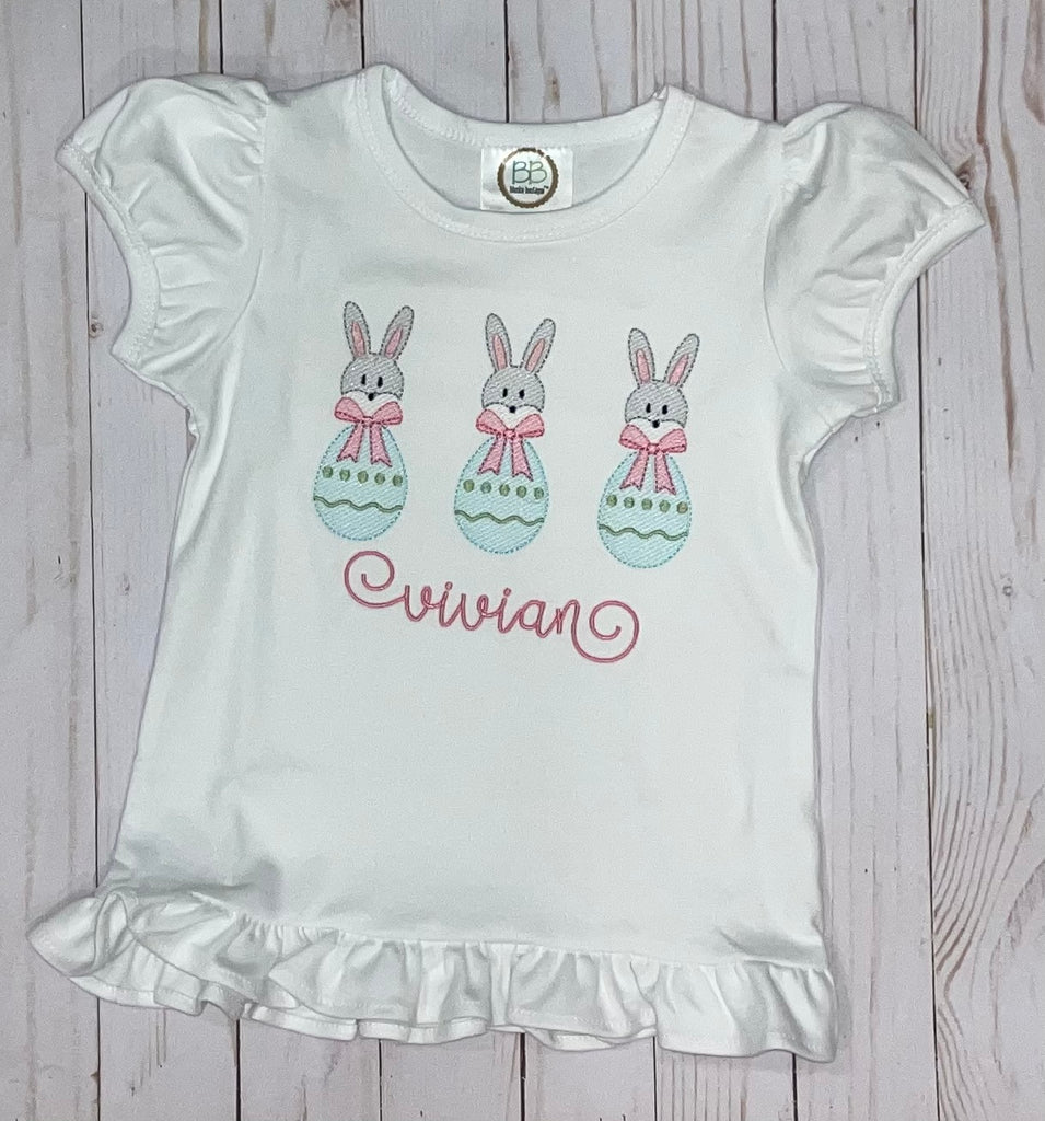 Bow Tie Bunny Easter Egg shirt